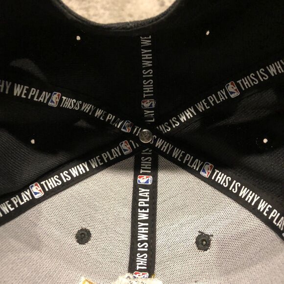 2017 Adidas Golden State Warriors NBA Finals Black Snapback Hat Cap Basketball - Picture 7 of 8